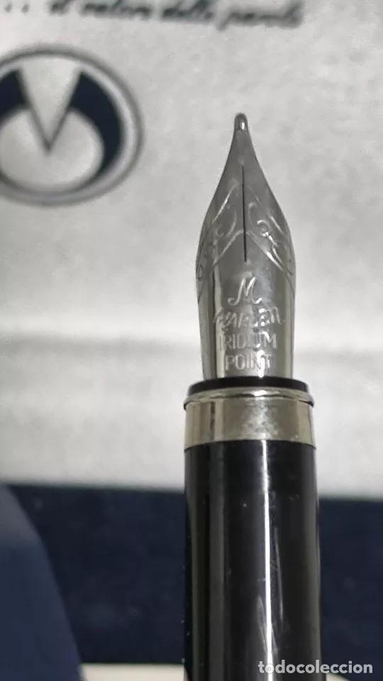 Plumas estilogr&aacute;ficas antiguas: Estilogr&aacute;fica Marlen Argentaria Plata 925 - Foto 4