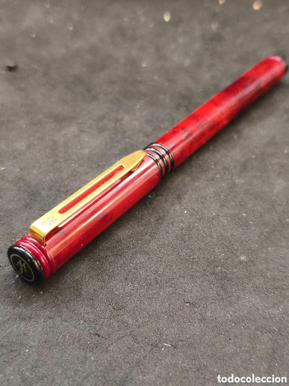 Plumas estilogr&aacute;ficas antiguas: Pluma Waterman plum&iacute;n M - Foto 2