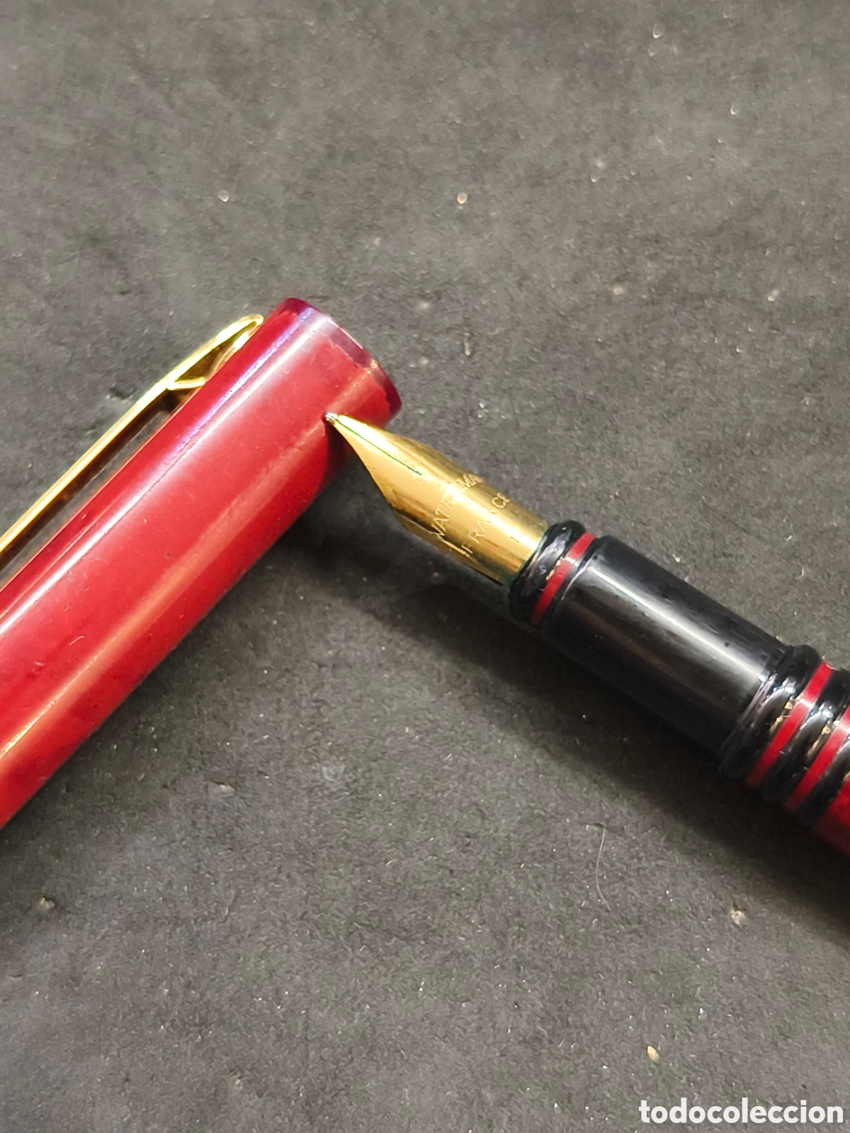 Plumas estilogr&aacute;ficas antiguas: Pluma Waterman plum&iacute;n M - Foto 3
