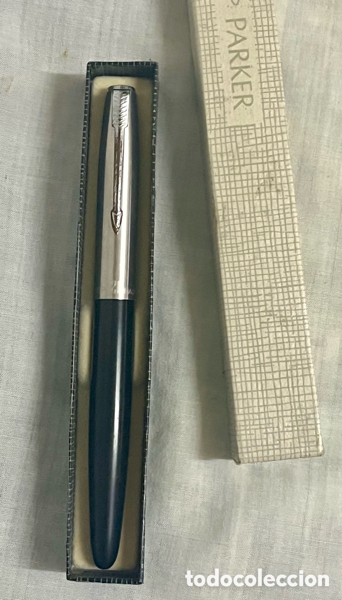 Plumas estilogr&aacute;ficas antiguas: PLUMA PARKER 21 MADE IN USA EN CAJA ANTIGUA COMO NUEVA