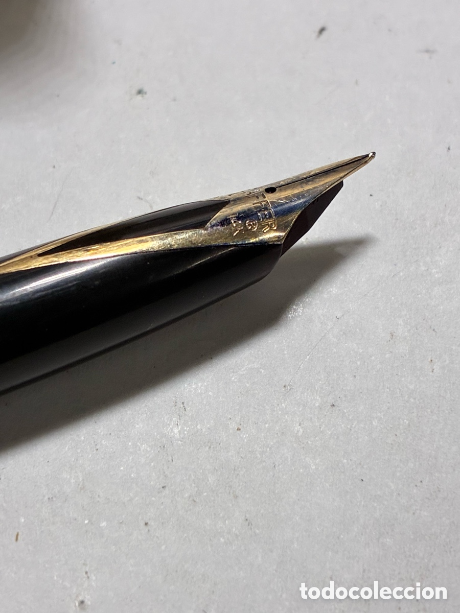 Plumas estilogr&aacute;ficas antiguas: ESTILOGR&Aacute;FICA SHEAFFER TARGA PLUMIN ORO 585 /PLUMA22 - Foto 5