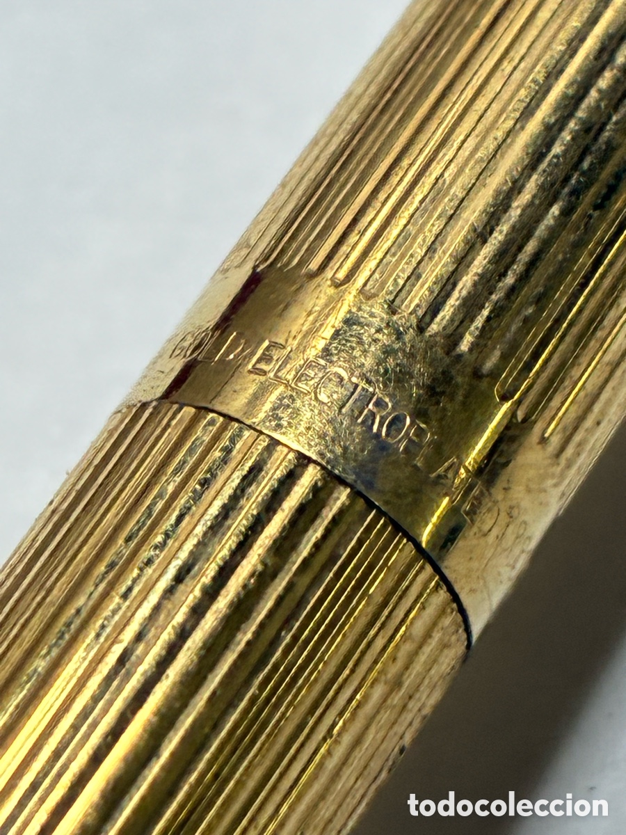 Plumas estilogr&aacute;ficas antiguas: ESTILOGR&Aacute;FICA SHEAFFER TARGA PLUMIN ORO 585 /PLUMA22 - Foto 8