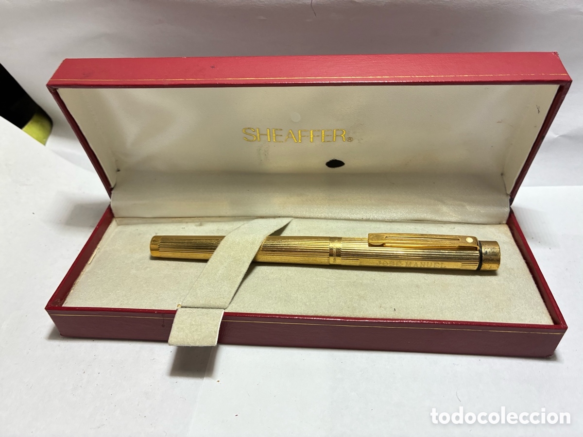 Plumas estilogr&aacute;ficas antiguas: ESTILOGR&Aacute;FICA SHEAFFER TARGA PLUMIN ORO 585 /PLUMA22 - Foto 1