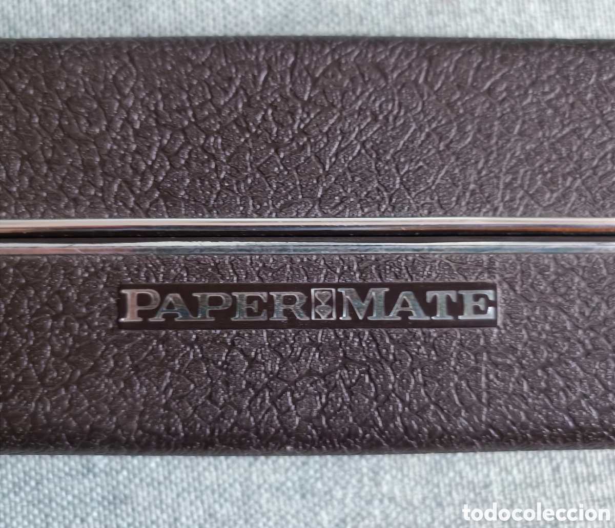 Plumas estilogr&aacute;ficas antiguas: CAJA PAPER MATE Boligrafo - Foto 3