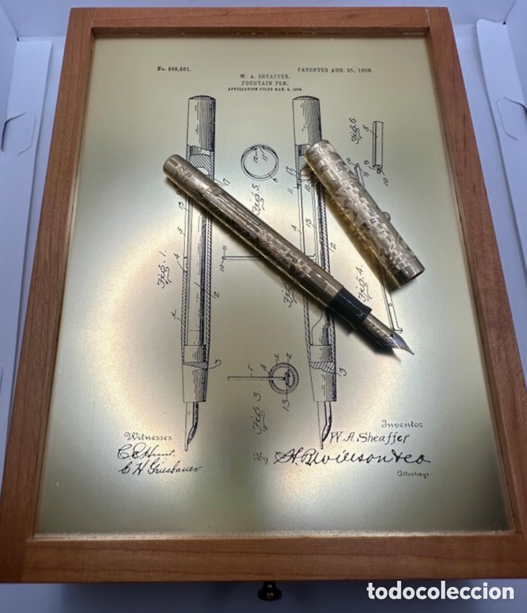 Plumas estilogr&aacute;ficas antiguas: Sheaffer commemorative limited edition - Foto 3