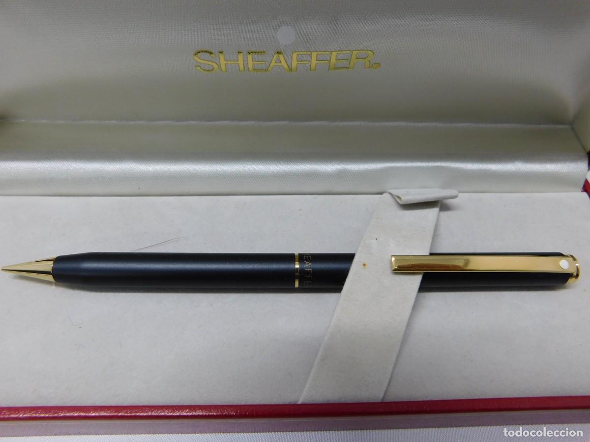 Plumas estilogr&aacute;ficas antiguas: PORTAMINAS SHEAFFER CON ESTUCHE - Foto 2
