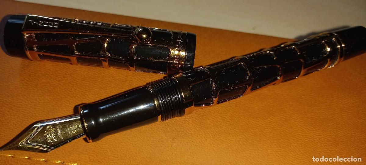 Plumas estilogr&aacute;ficas antiguas: PLUMA ORO 24 QUILATES - Foto 1