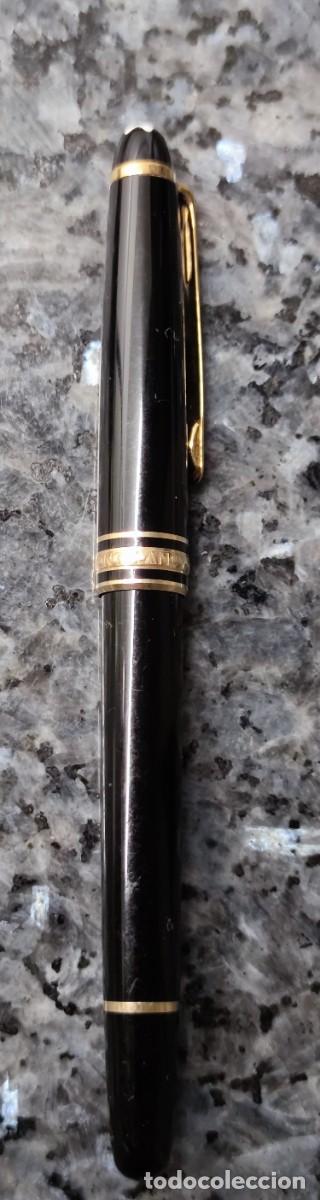 Plumas estilogr&aacute;ficas antiguas: Mont Blanc. Plumin oro 14k - Foto 1