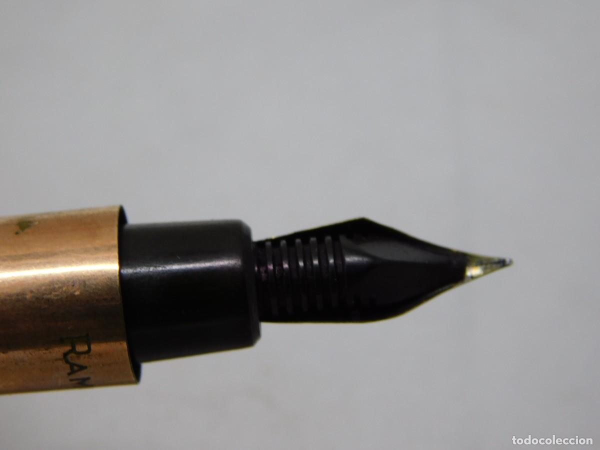 Plumas estilogr&aacute;ficas antiguas: PLUMA SUPER T - PLAQU&Eacute; ORO - Foto 6