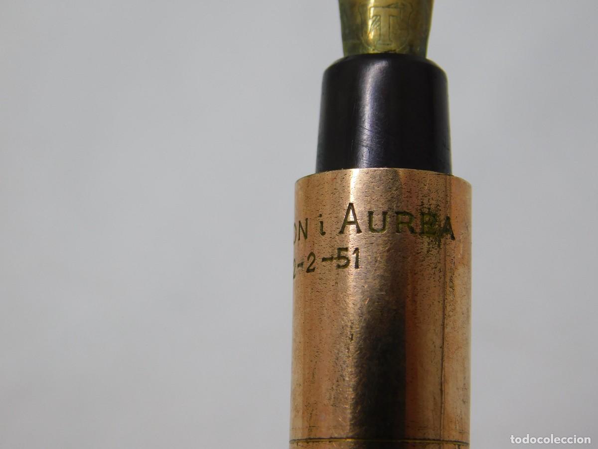 Plumas estilogr&aacute;ficas antiguas: PLUMA SUPER T - PLAQU&Eacute; ORO - Foto 8
