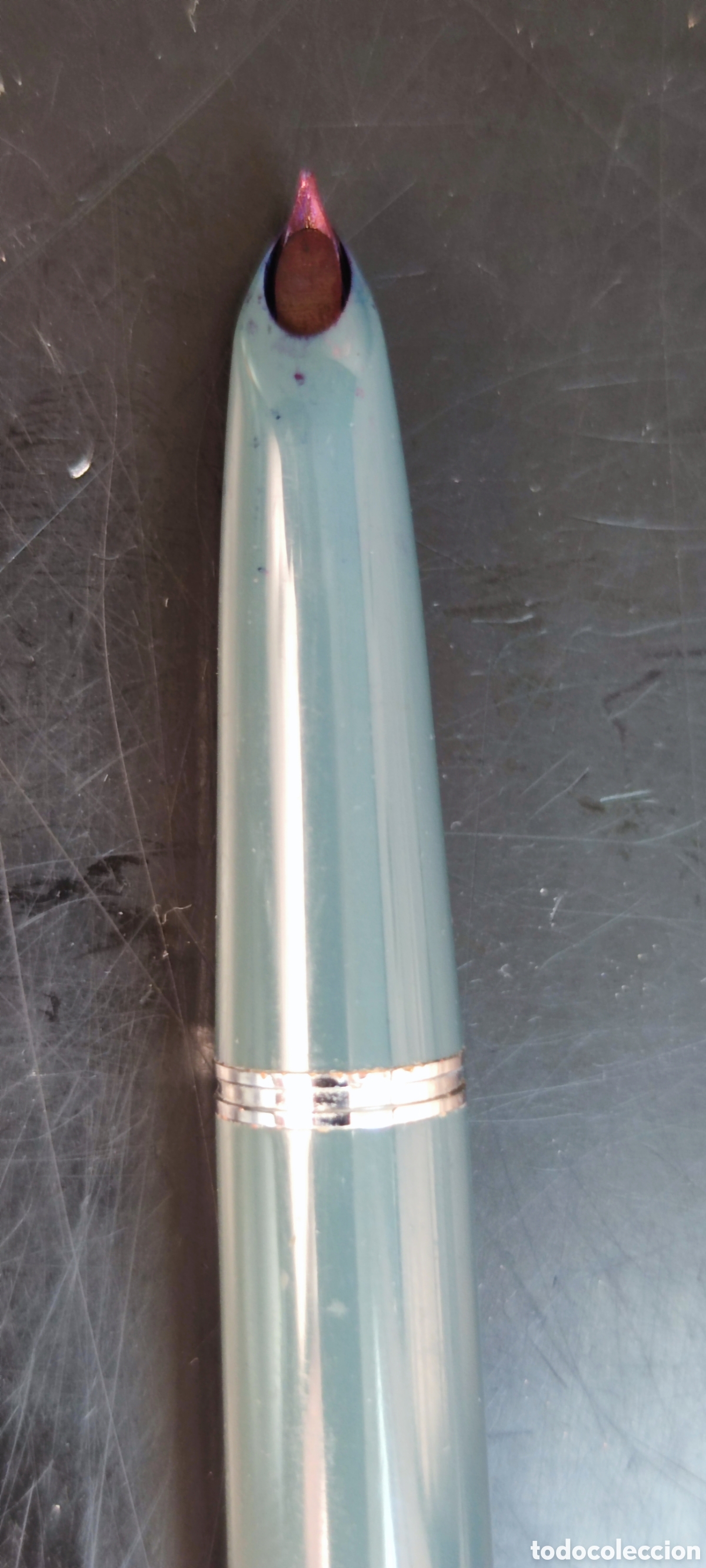 Plumas estilogr&aacute;ficas antiguas: Pluma Parker modelo 51 - Foto 3