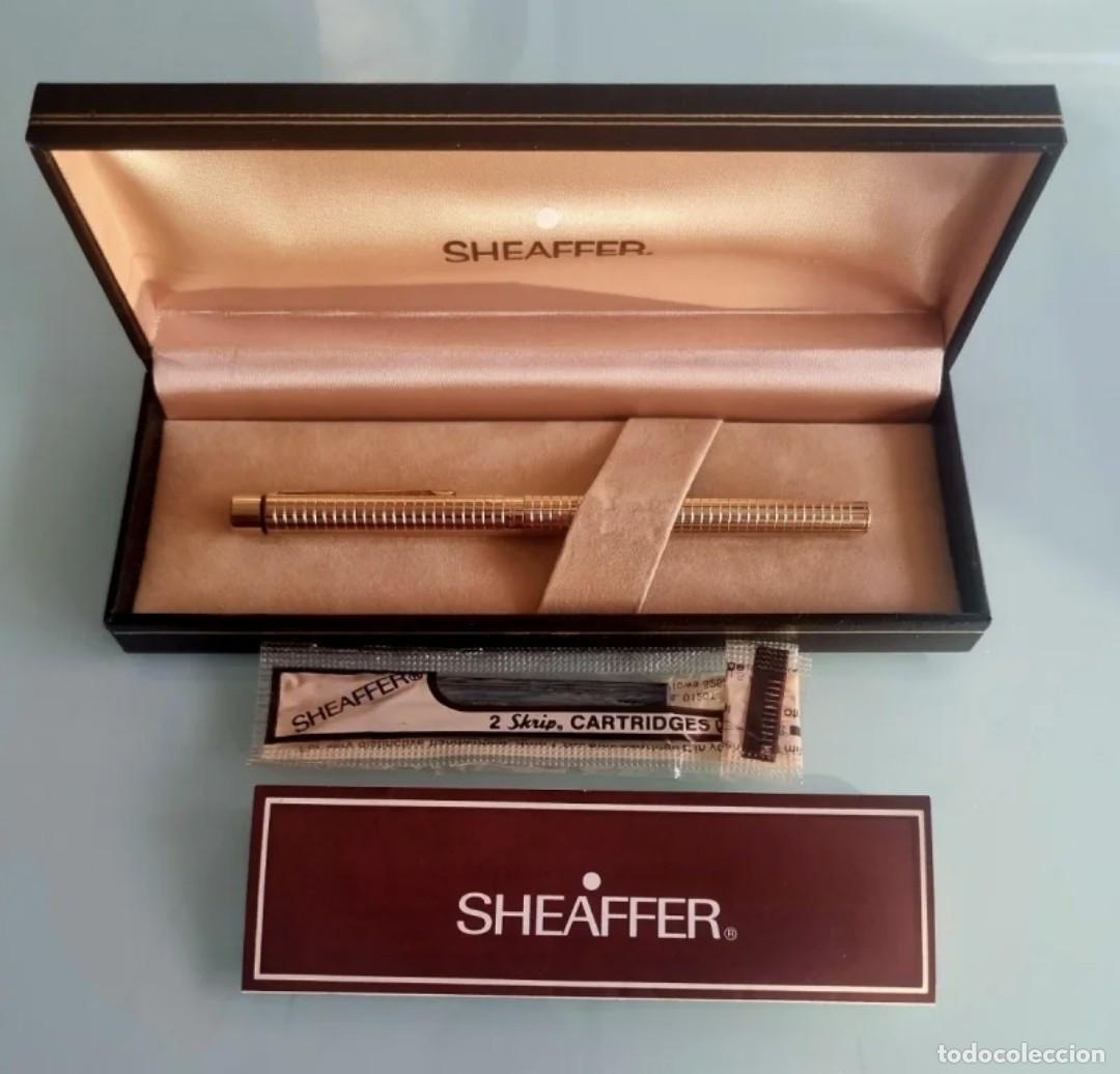 Plumas estilogr&aacute;ficas antiguas: Pluma Sheaffer 585 14K - Foto 1