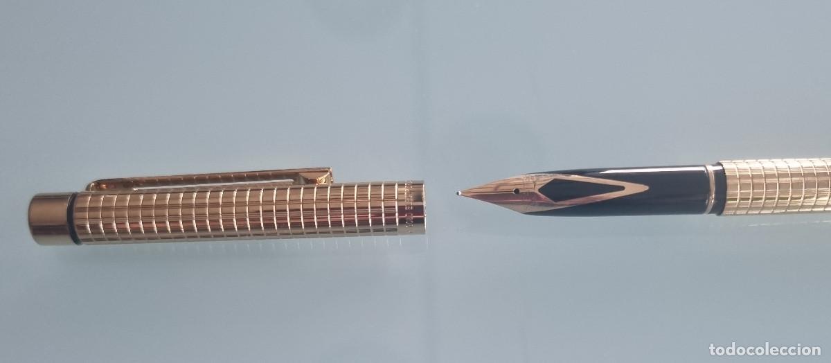Plumas estilogr&aacute;ficas antiguas: Pluma Sheaffer 585 14K - Foto 2