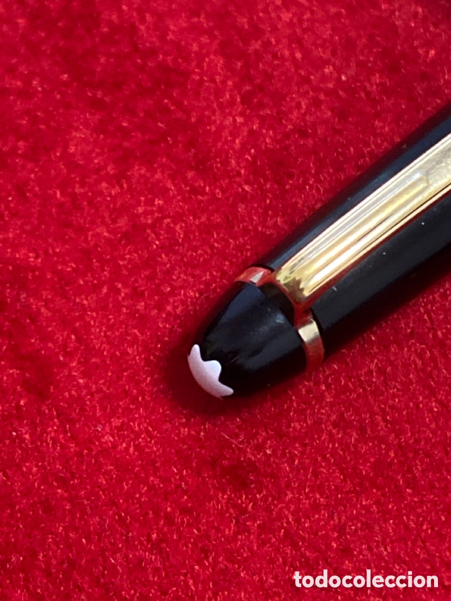 Plumas estilogr&aacute;ficas antiguas: MONTBLANC 4810.plumin oro 14 cts - Foto 2