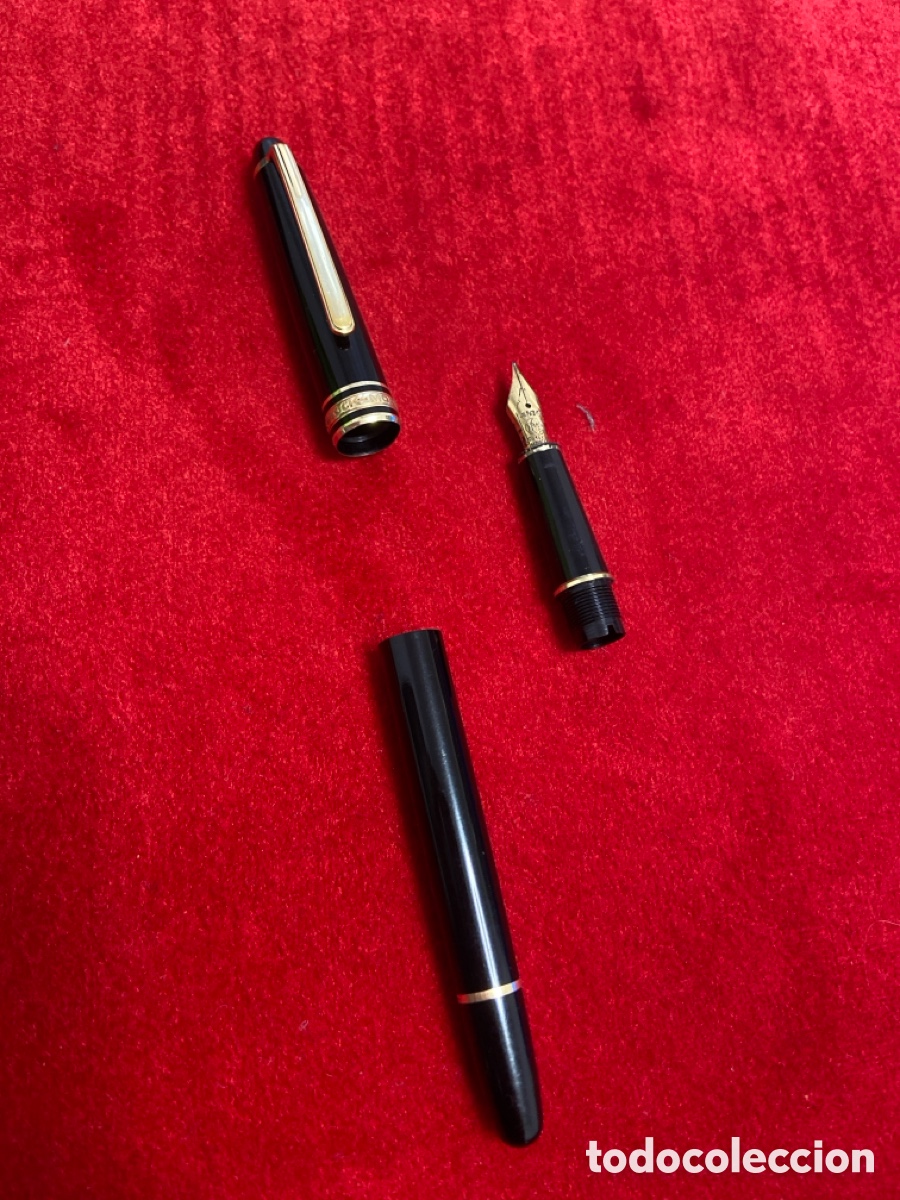 Plumas estilogr&aacute;ficas antiguas: MONTBLANC 4810.plumin oro 14 cts - Foto 4