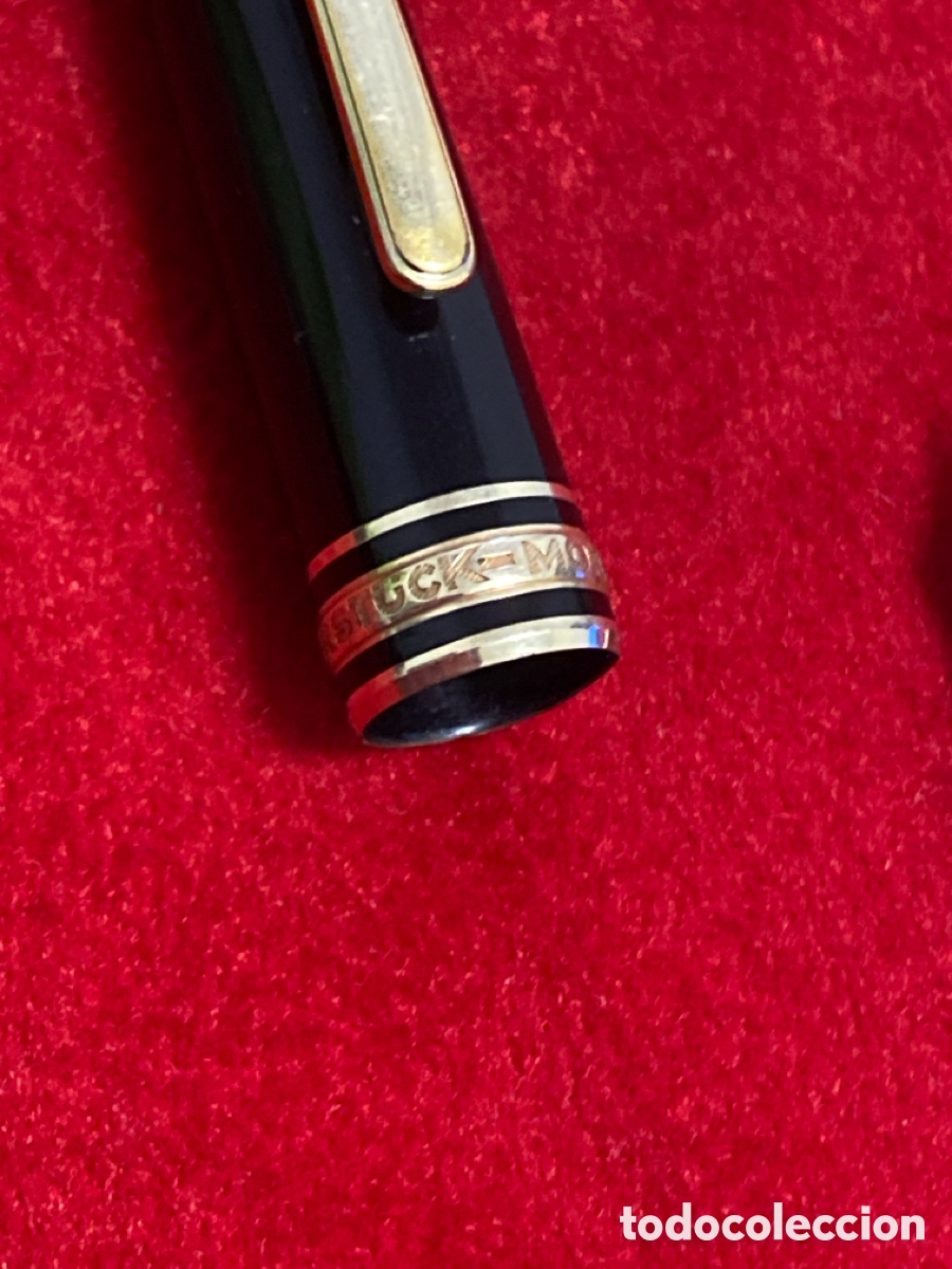 Plumas estilogr&aacute;ficas antiguas: MONTBLANC 4810.plumin oro 14 cts - Foto 5