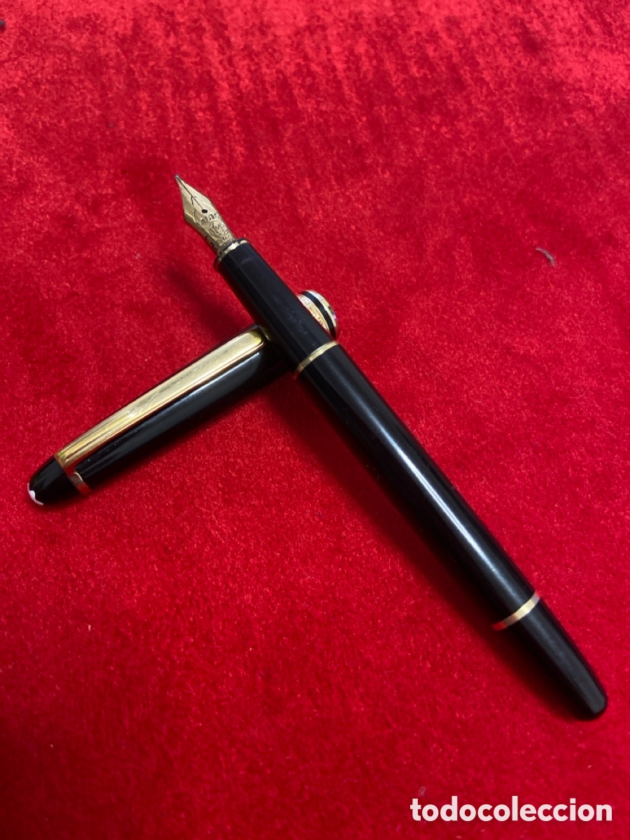 Plumas estilogr&aacute;ficas antiguas: MONTBLANC 4810.plumin oro 14 cts - Foto 1