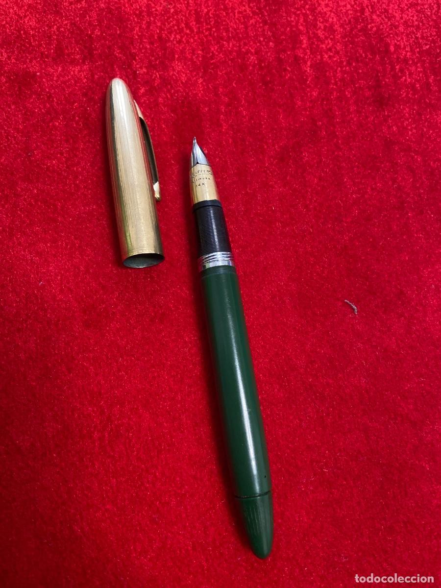 Plumas estilogr&aacute;ficas antiguas: SHEAFFERS .plumin oro 14 cts - Foto 3