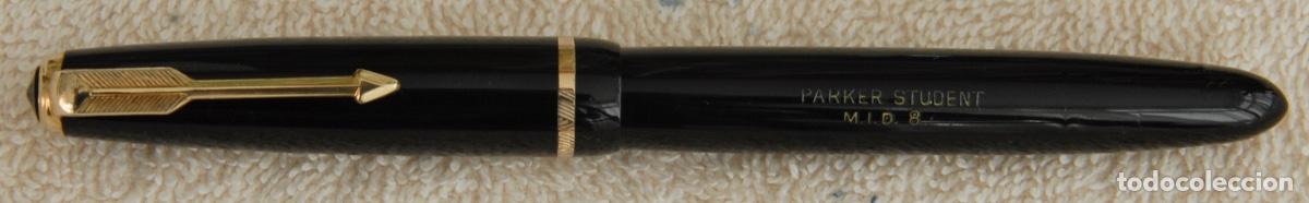 Plumas estilogr&aacute;ficas antiguas: PARKER PEN STUDENT M.I.D 8 - Foto 1