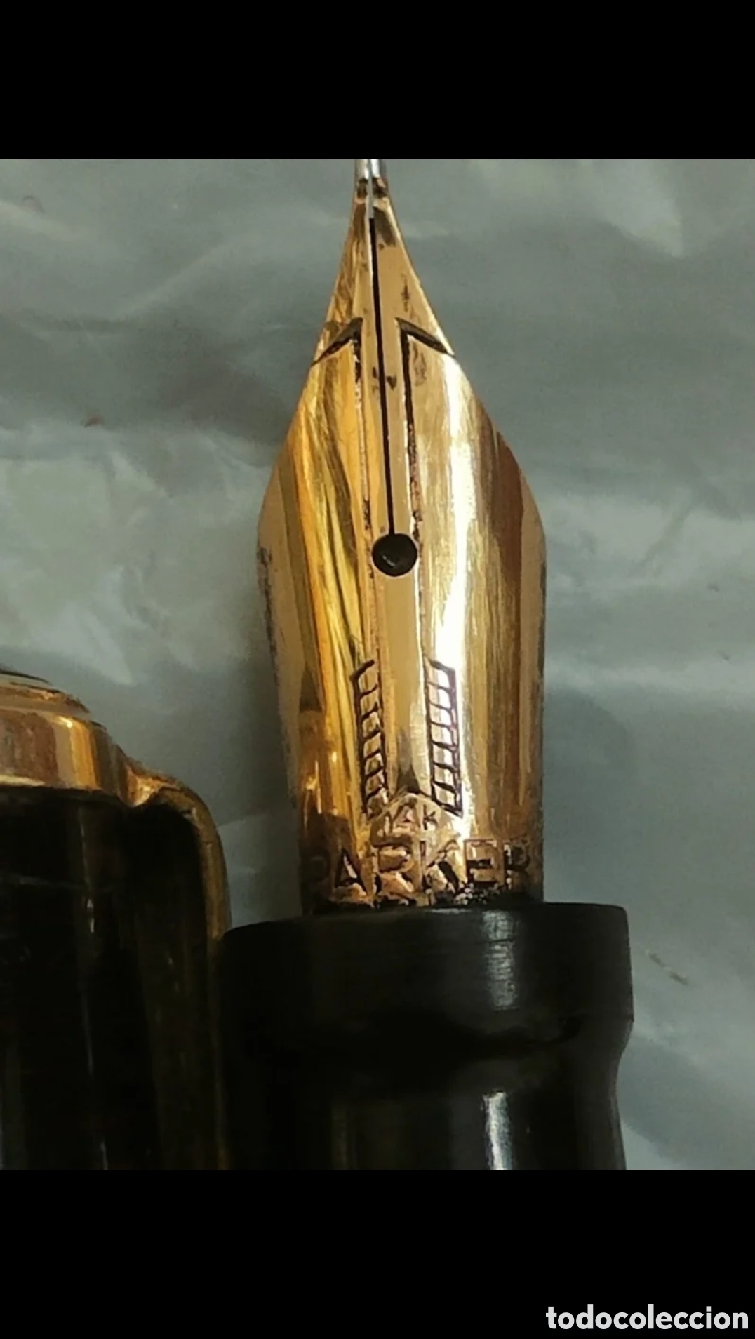 Plumas estilogr&aacute;ficas antiguas: Pluma estilogr&aacute;fica Parker Vacumatic - Foto 3