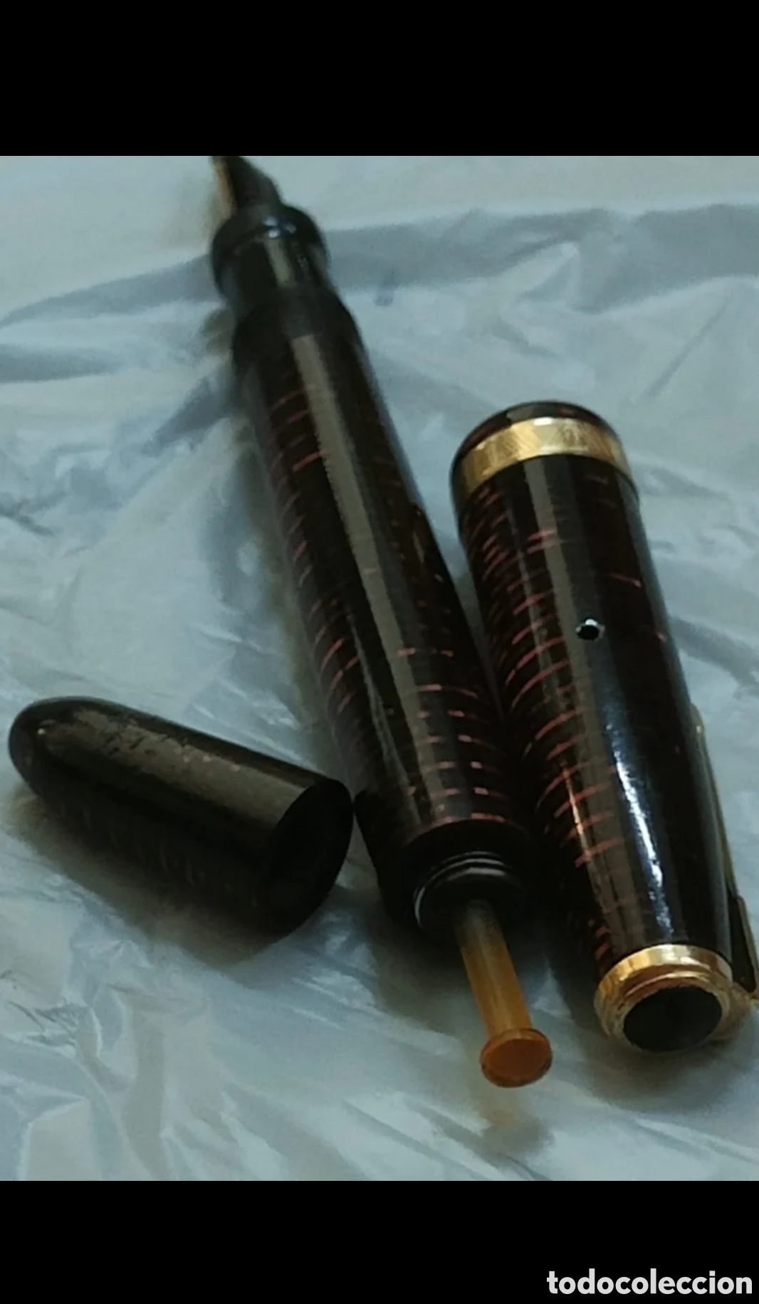 Plumas estilogr&aacute;ficas antiguas: Pluma estilogr&aacute;fica Parker Vacumatic - Foto 7