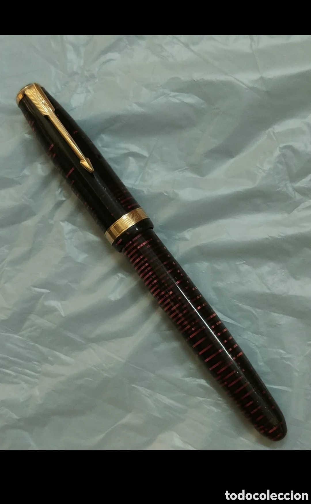 Plumas estilogr&aacute;ficas antiguas: Pluma estilogr&aacute;fica Parker Vacumatic - Foto 1