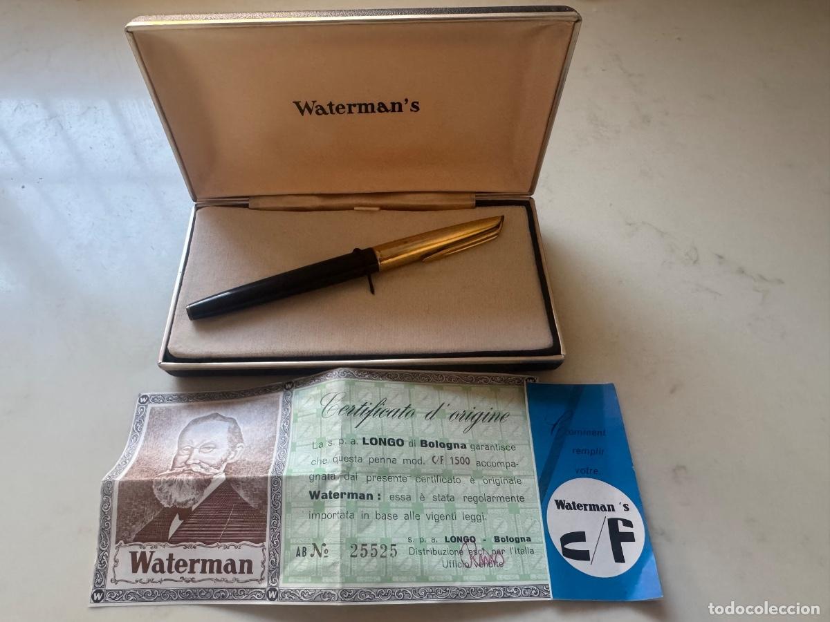 Plumas estilogr&aacute;ficas antiguas: Estilogr&aacute;fica waterman cf 1500 - Foto 1