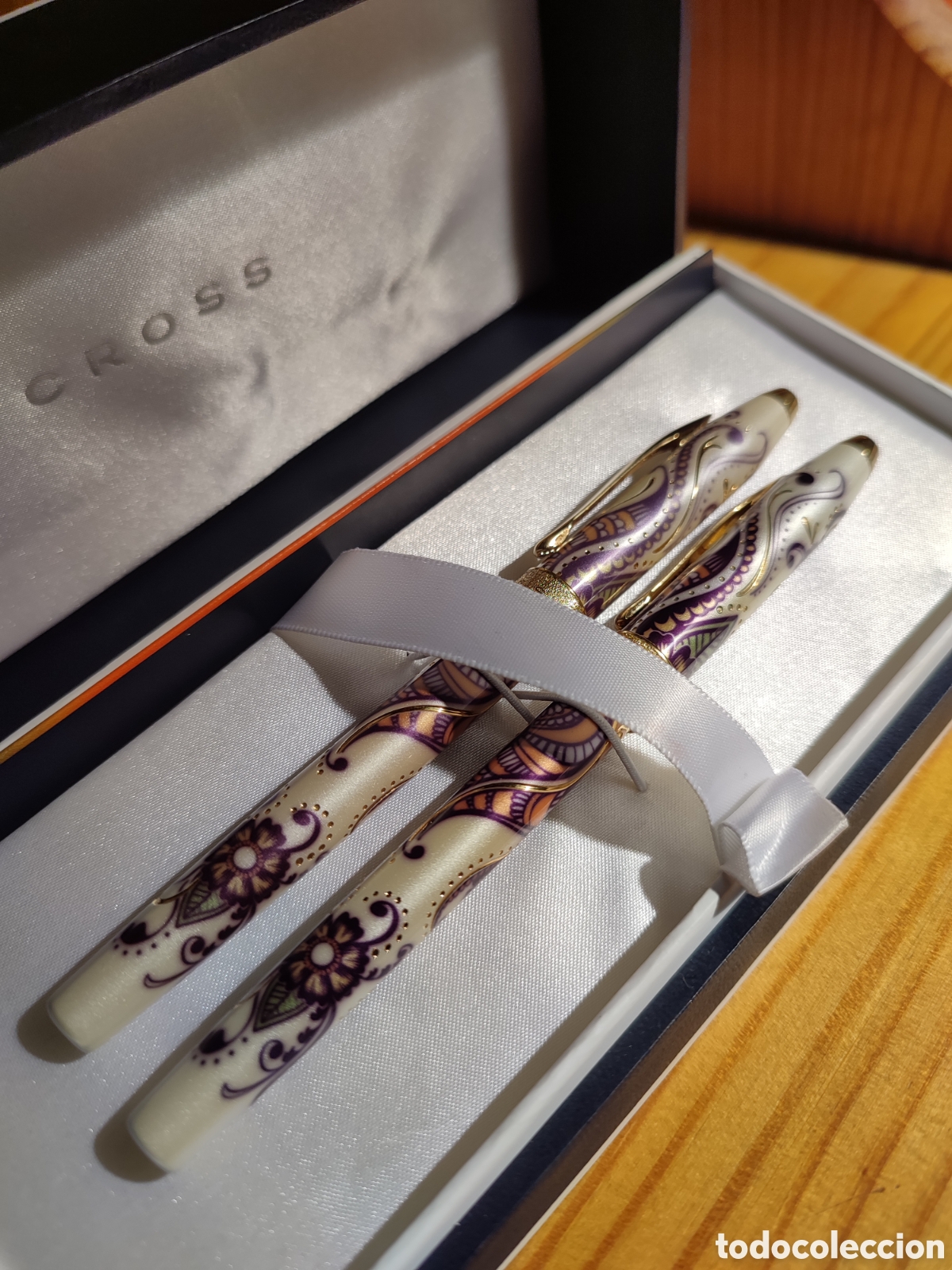 Penne stilografiche antiche: Set Cross Botanica Golden Magnolia