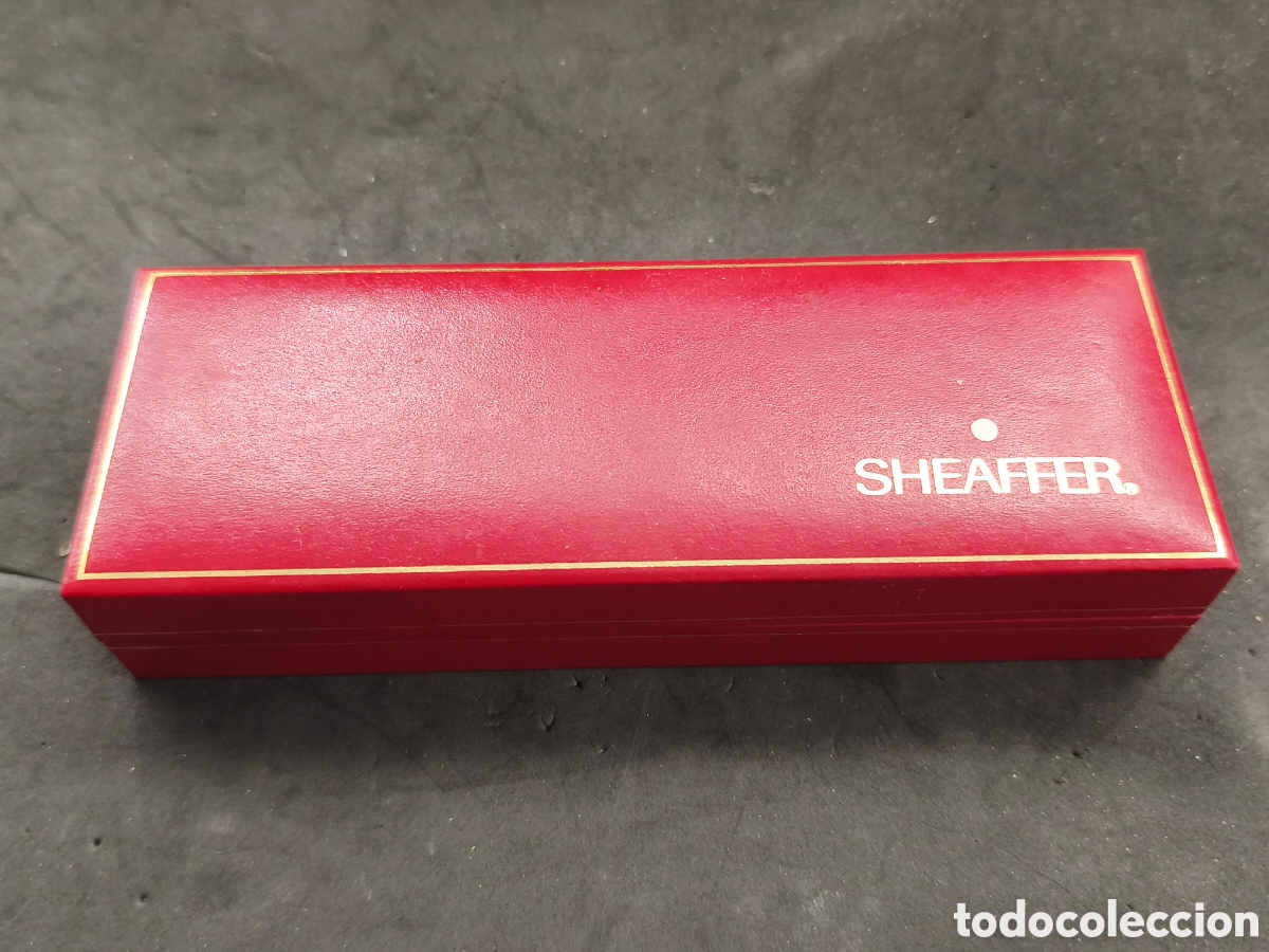 Plumas estilogr&aacute;ficas antiguas: Pluma sheaffer con caja - Foto 4