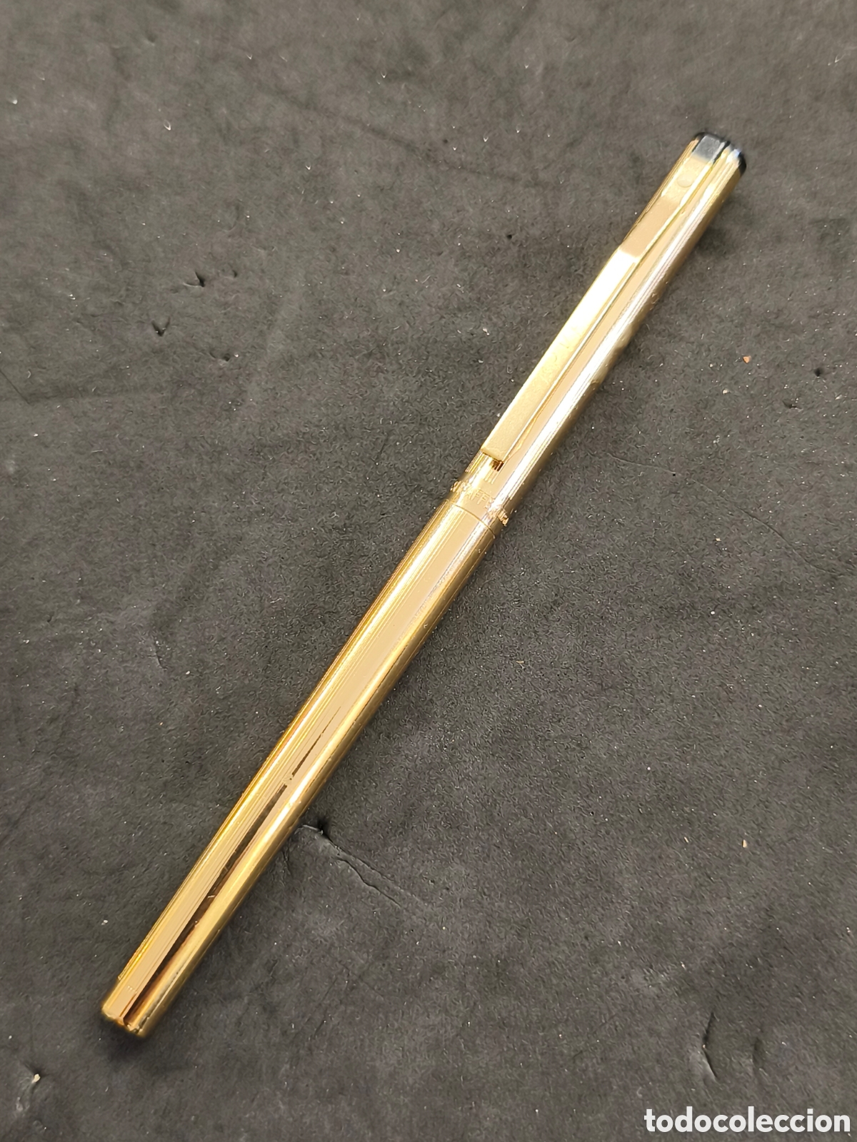 Plumas estilogr&aacute;ficas antiguas: PLuma sheaffer gold electroplated, u.s.a - Foto 1