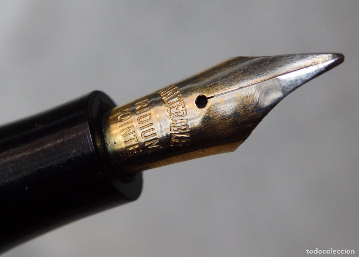 Plumas estilogr&aacute;ficas antiguas: PLUMA ESTILOGRAFICA BAQUELITA CON DEFECTOS - Foto 5