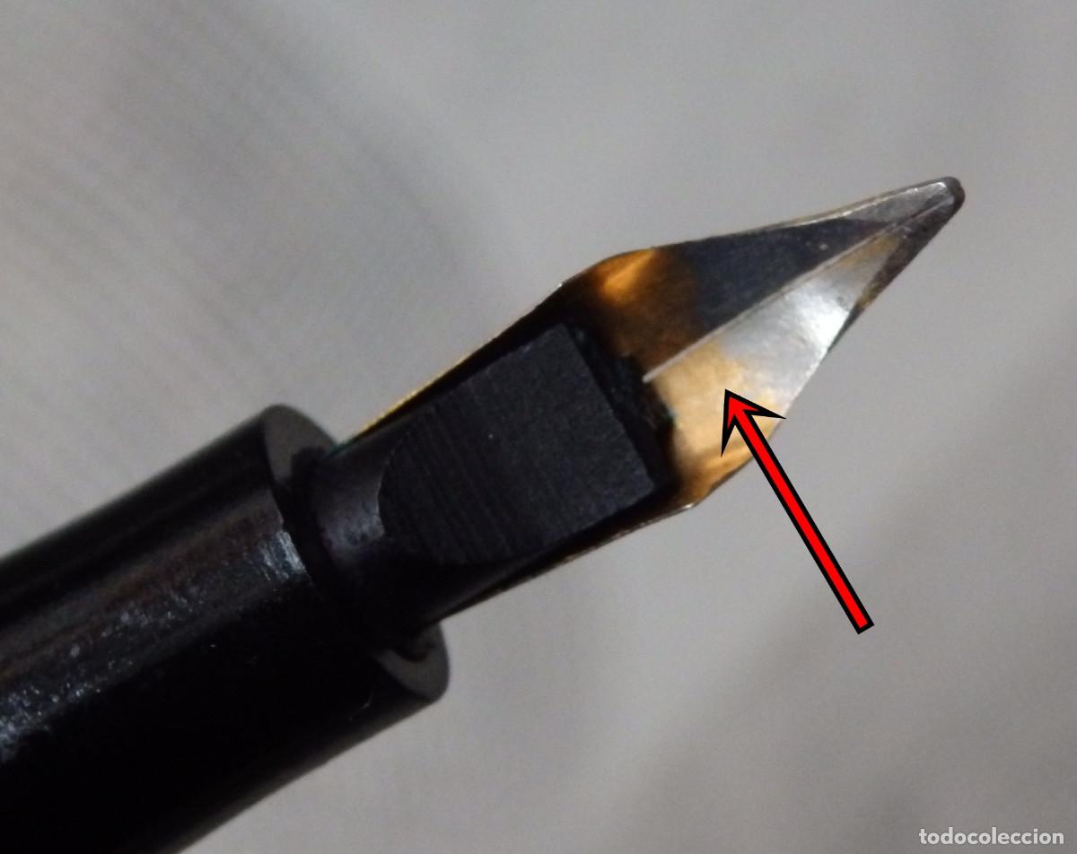Plumas estilogr&aacute;ficas antiguas: PLUMA ESTILOGRAFICA BAQUELITA CON DEFECTOS - Foto 8