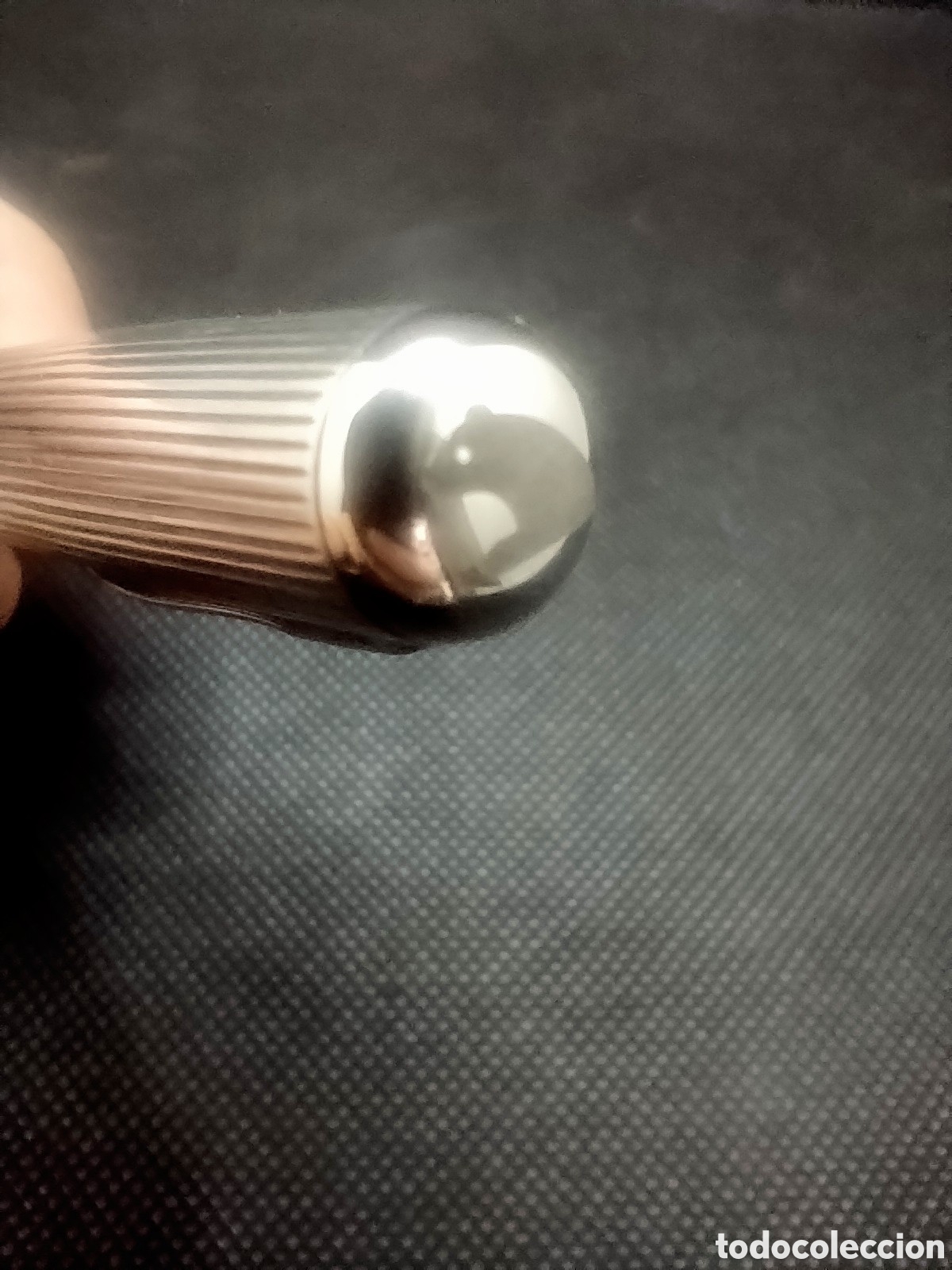 Plumas estilogr&aacute;ficas antiguas: Pluma estilogr&agrave;fica LABAN en plata - Foto 6