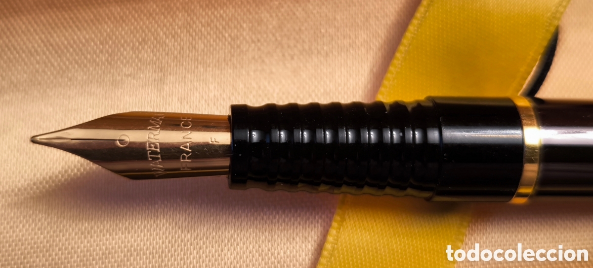 Plumas estilogr&aacute;ficas antiguas: PLUMA WATERMAN SIN USAR PARIS - Foto 5