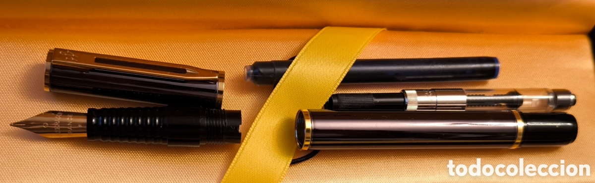 Plumas estilogr&aacute;ficas antiguas: PLUMA WATERMAN SIN USAR PARIS - Foto 8