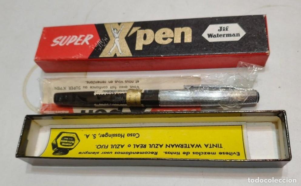 Plumas estilogr&aacute;ficas antiguas: Pluma Super x pen waterman - Foto 1