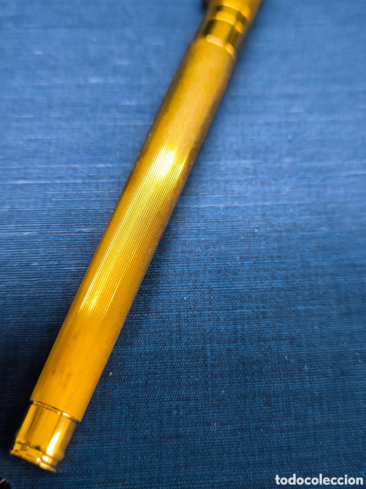 Plumas estilogr&aacute;ficas antiguas: Pluma Montblanc chapada en oro con punta de oro 18K - Foto 1