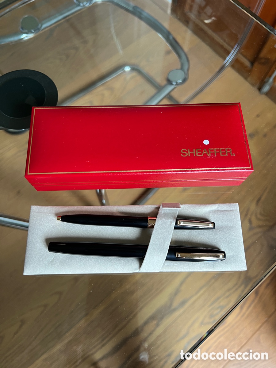 Plumas estilogr&aacute;ficas antiguas: Boligrafo y Pluma Sheaffer Nuevo - Foto 2