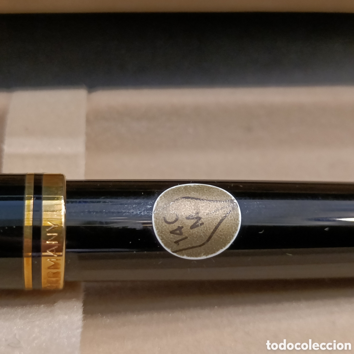 Plumas estilogr&aacute;ficas antiguas: Pluma Pelikan, plum&iacute;n de oro de 14 ct. - Foto 3