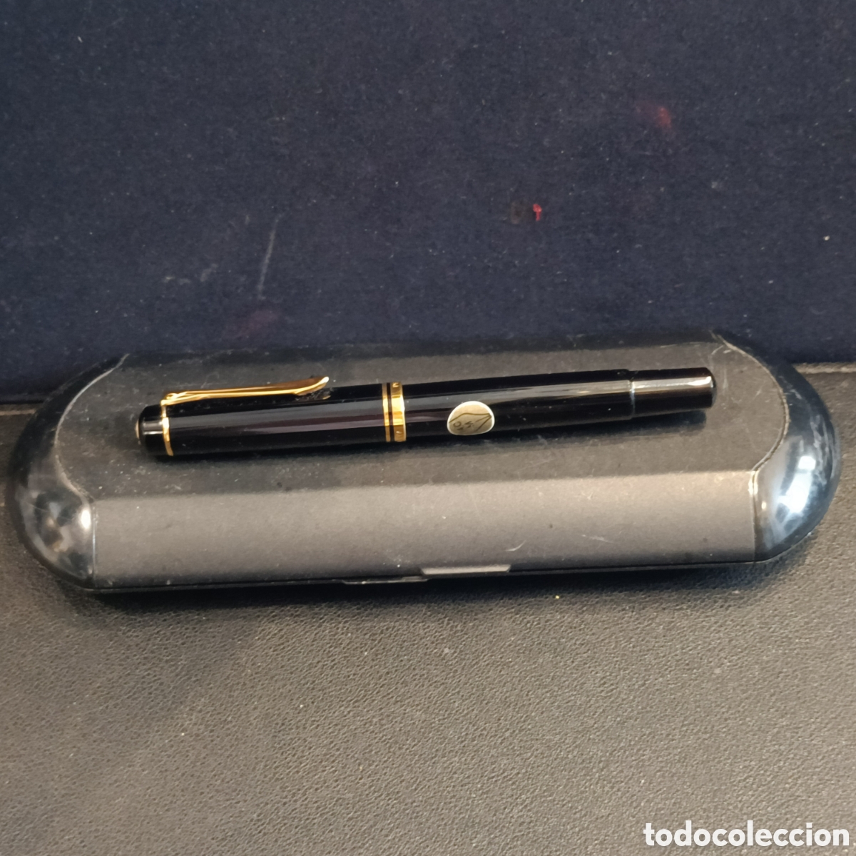 Plumas estilogr&aacute;ficas antiguas: Pluma Pelikan, plum&iacute;n de oro de 14 ct. - Foto 8