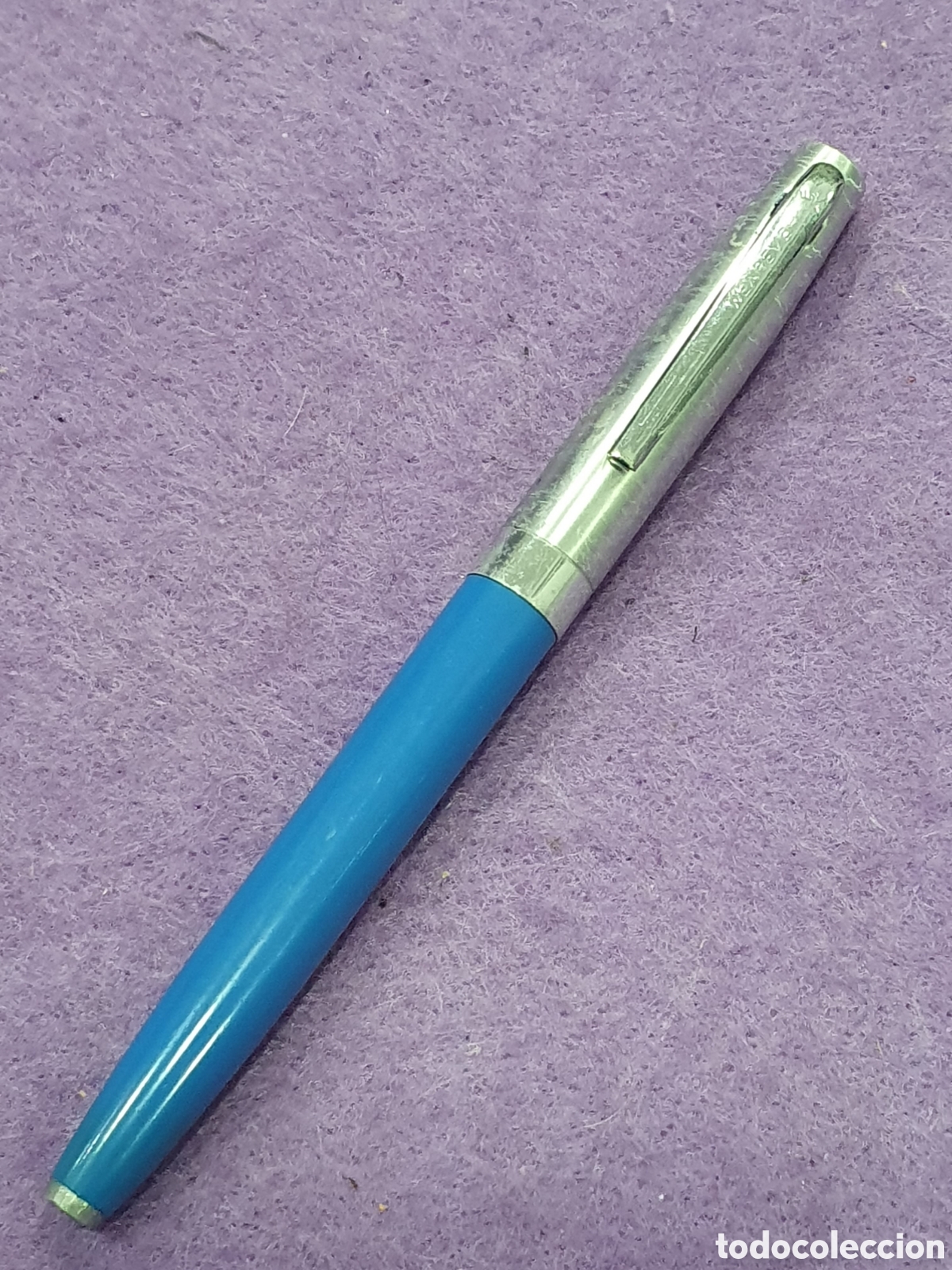 Alte F&uuml;llfederhalter: Estilografica Wearever azul. (L128)