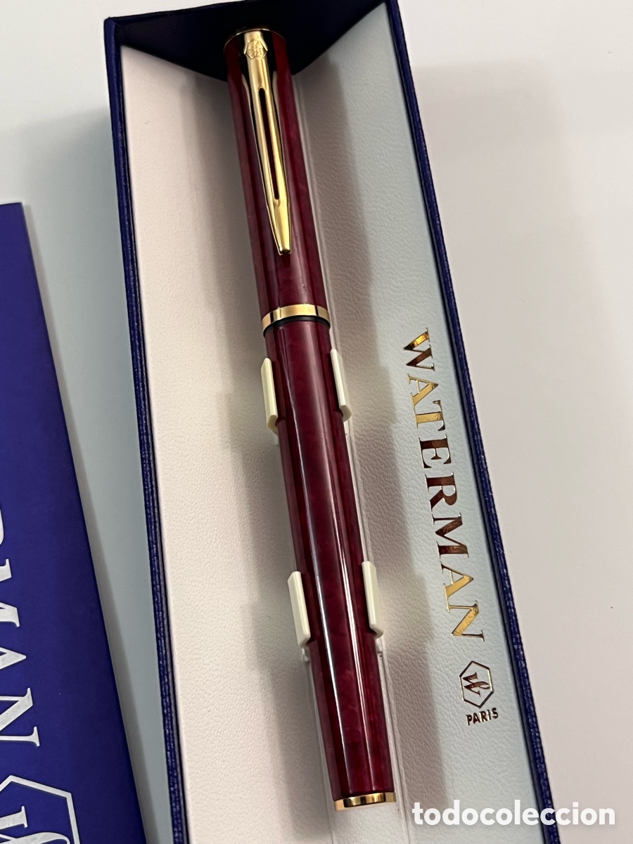 Old Fountain Pens: pluma estilogr&aacute;fica WATERMAN Paris FRANCE F fino nip A estrenar