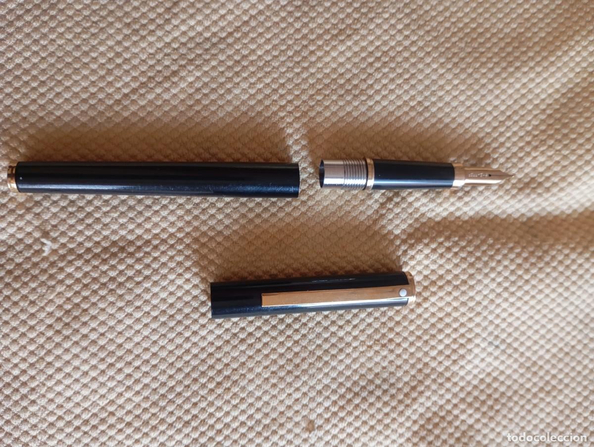 Plumas estilogr&aacute;ficas antiguas: Pluma Sheafer con plum&iacute;n de oro - Foto 3