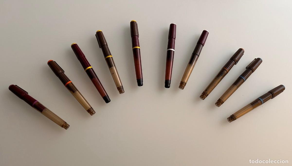 Plumas estilogr&aacute;ficas antiguas: Rotrings Graphoplex - varios grosores - Foto 1