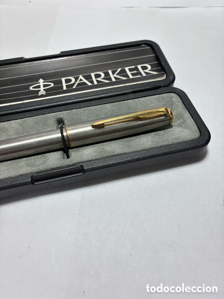 Plumas estilogr&aacute;ficas antiguas: Parker Sonnet pluma estilogr&aacute;fica | acero inoxidable con adorno acabado en chapados