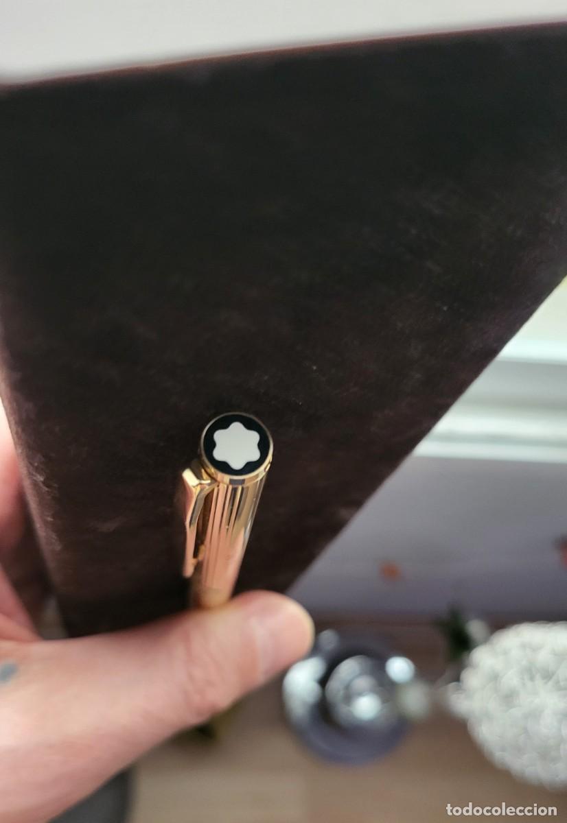 Plumas estilogr&aacute;ficas antiguas: nos MONTBLANC oro 585 mm - Foto 2