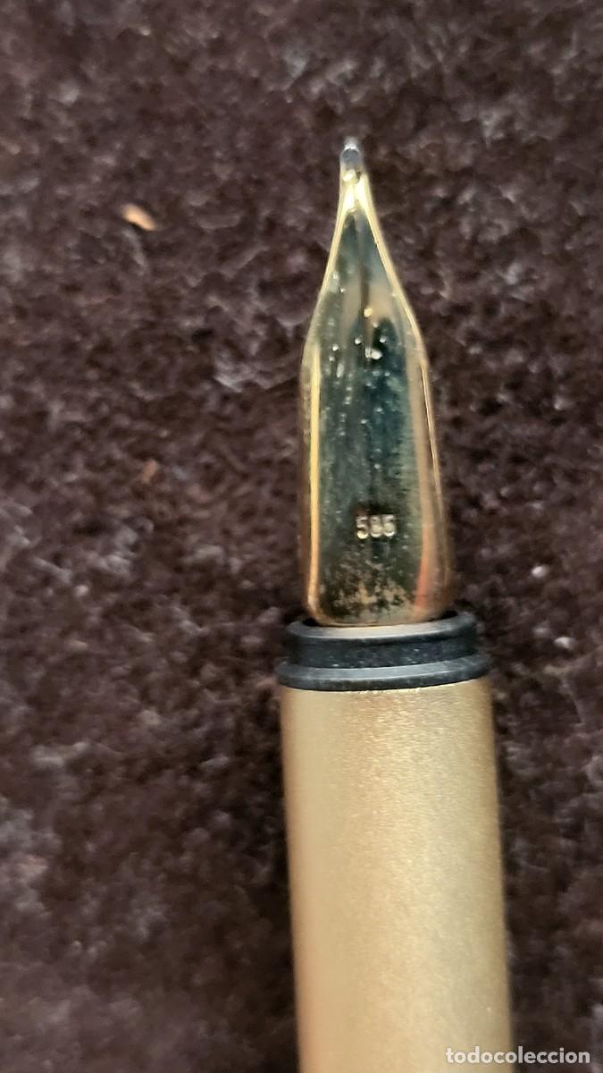 Plumas estilogr&aacute;ficas antiguas: nos MONTBLANC oro 585 mm - Foto 9
