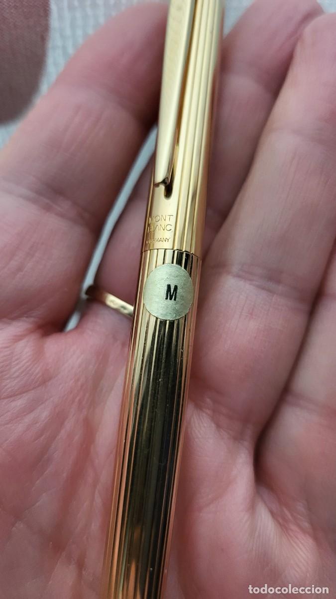 Plumas estilogr&aacute;ficas antiguas: nos MONTBLANC oro 585 mm - Foto 10