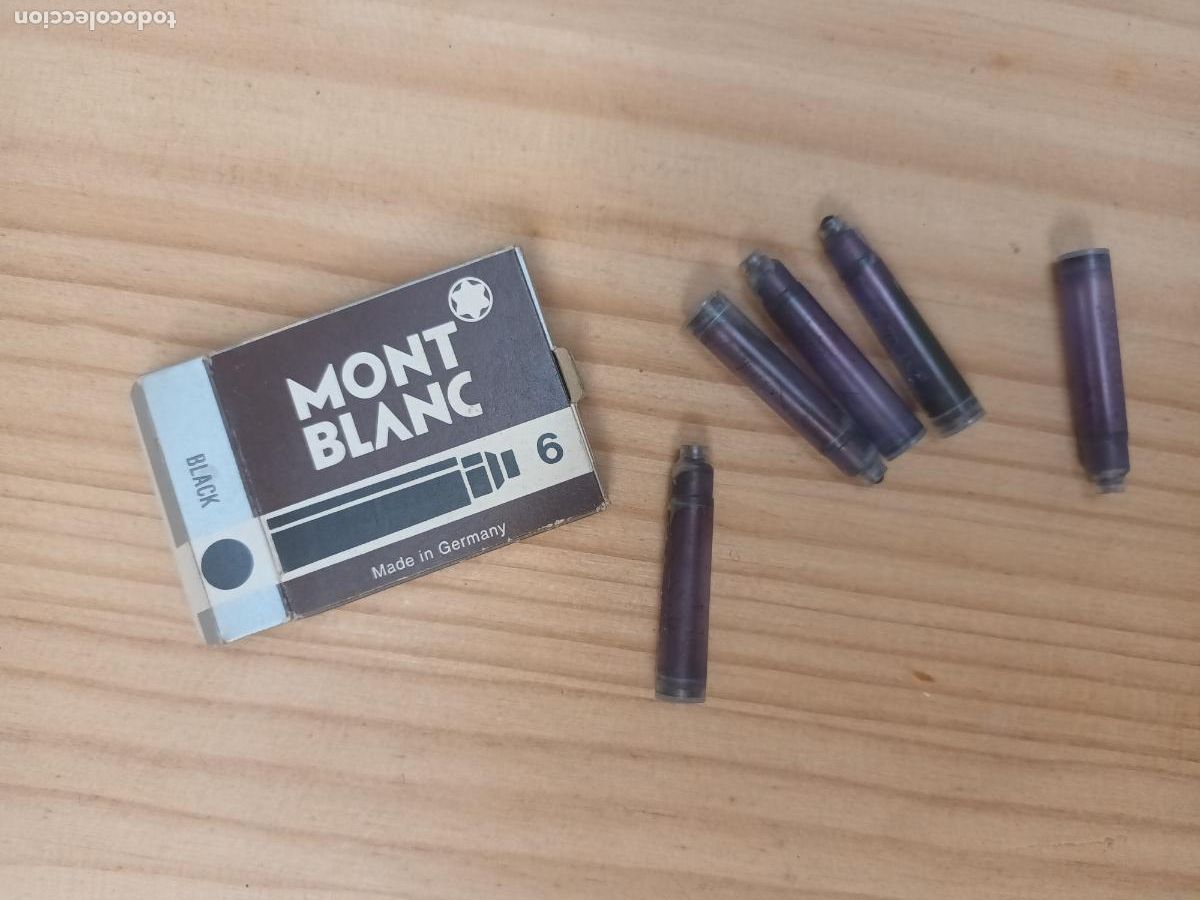 Plumas estilogr&aacute;ficas antiguas: CARGA PLUMA MONT BLANC CARRERA - Foto 3