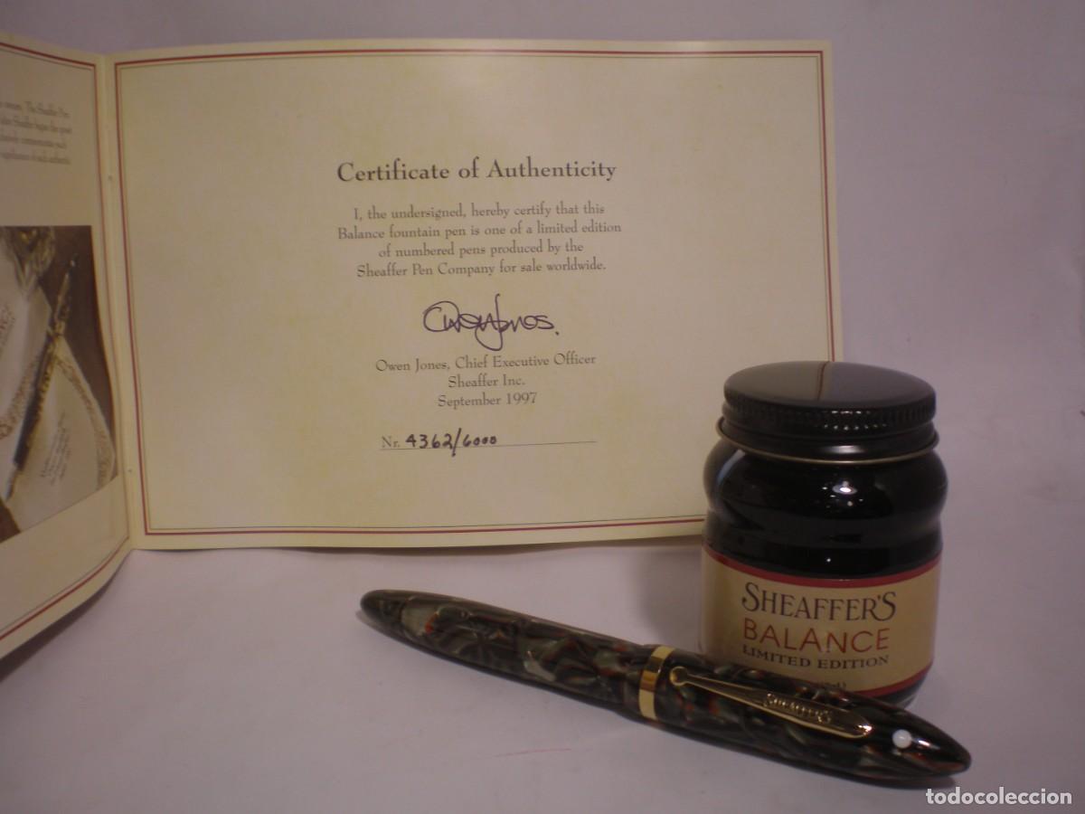 Plumas estilogr&aacute;ficas antiguas: Pluma Sheaffer Balance Limited Edition 1997 - Foto 4